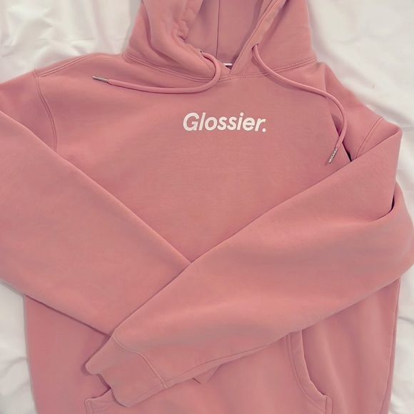glossier hoodie xs